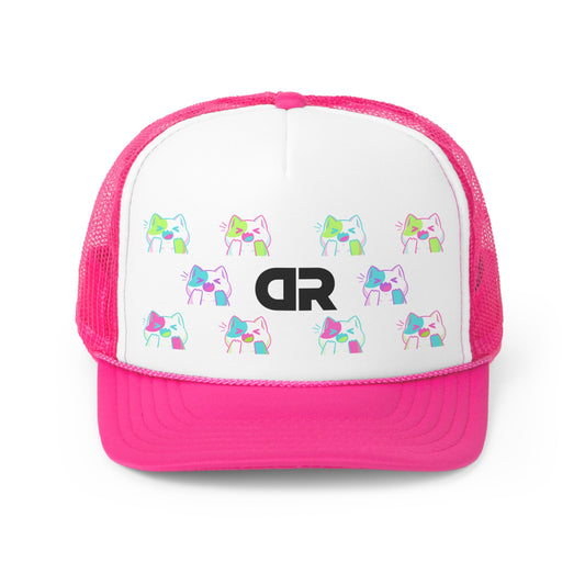 Cat's Meow Pink Trucker Cap